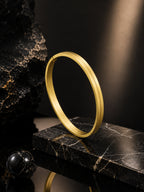 18K Gold Minimal Anti-Tarnish Waterproof Kada Bracelet
