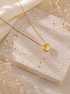 Aanura Minimal Heart Pendant Necklace