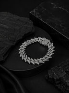 Rhodium Plating Anti Tarnish Waterproof Bolt Bracelet