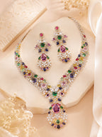 Aanura Multi-Gemstone Royal Necklace Set