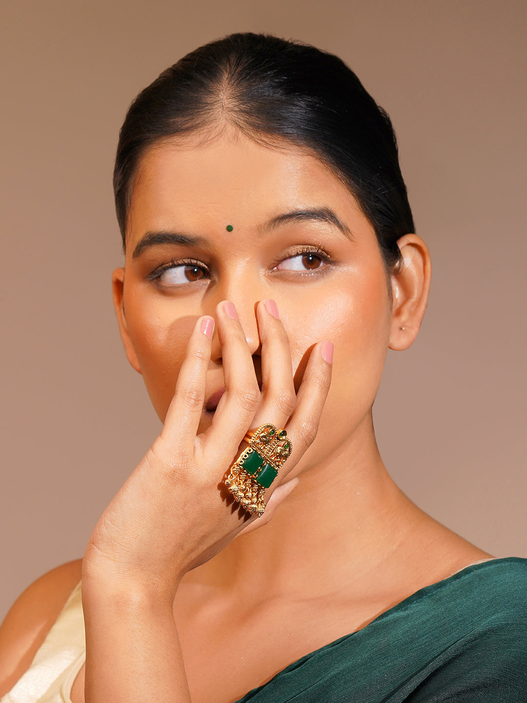 Aanura Heritage Adjustable Statement Ring
