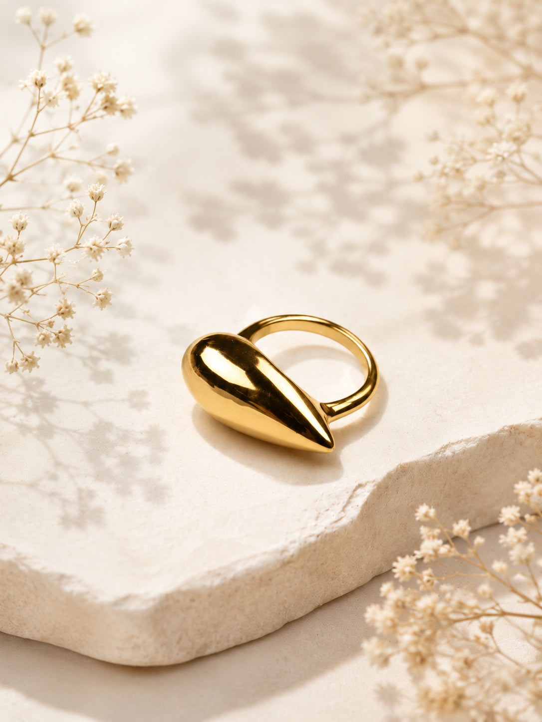 Aanura Minimalist gold & silver-tone teardrop