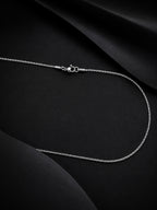 Rhodium Plated Rope Chain & Multi-Link Bracelet Combo for Men