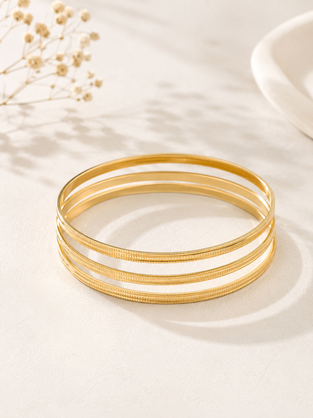 Aanura Classic Slim Line Slip-On Bracelet Set
