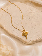Aanura Angel Charm Minimal Pendant Necklace