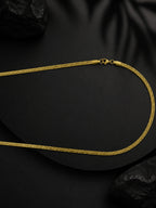 18K Gold Plated Snake Link Anti-Tarnish Waterproof Chain