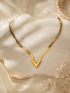 Aanura V-Bar Statement Necklace