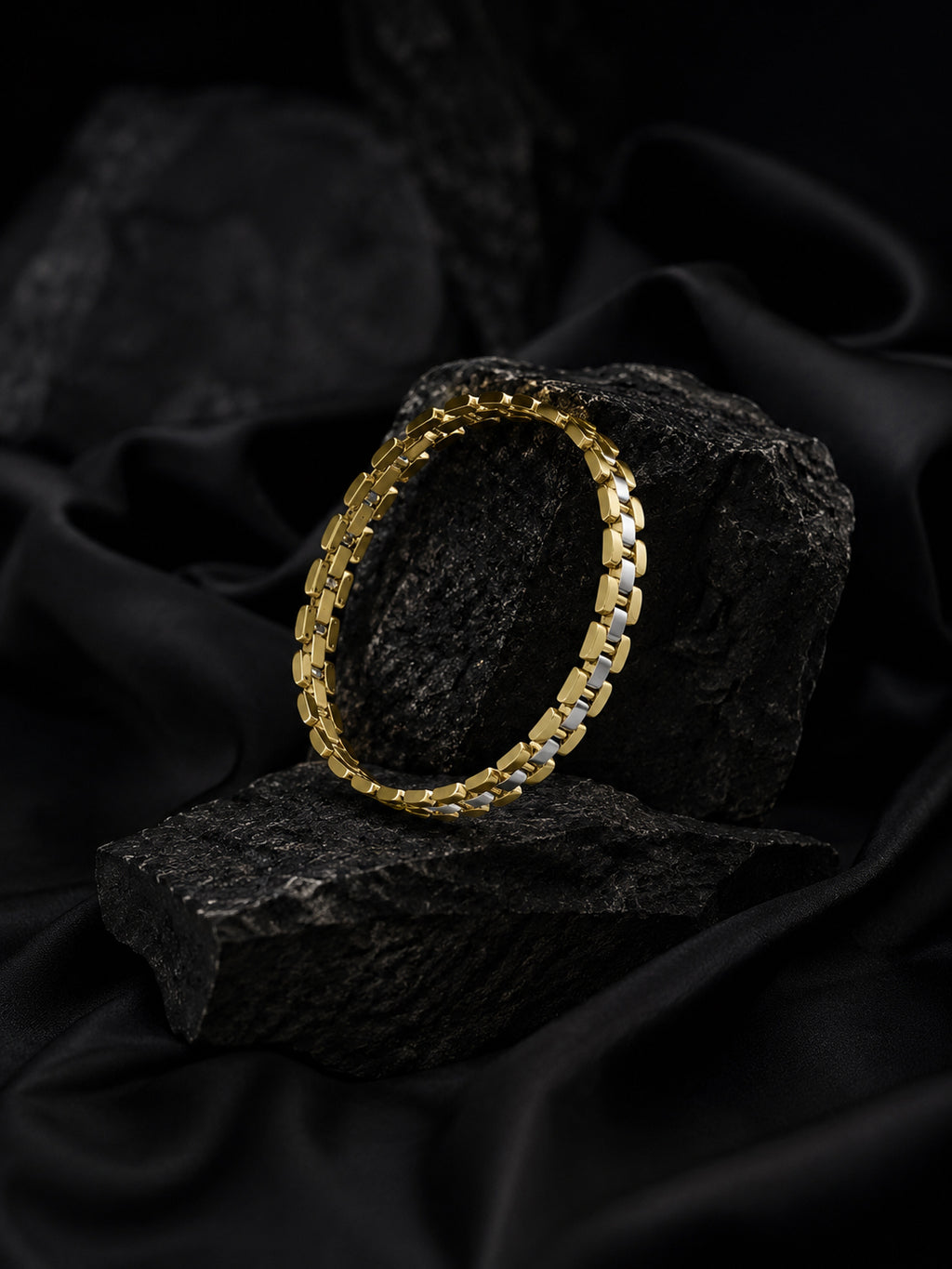 18K Gold Plated Anti Tarnish Waterproof Tile Bracelet