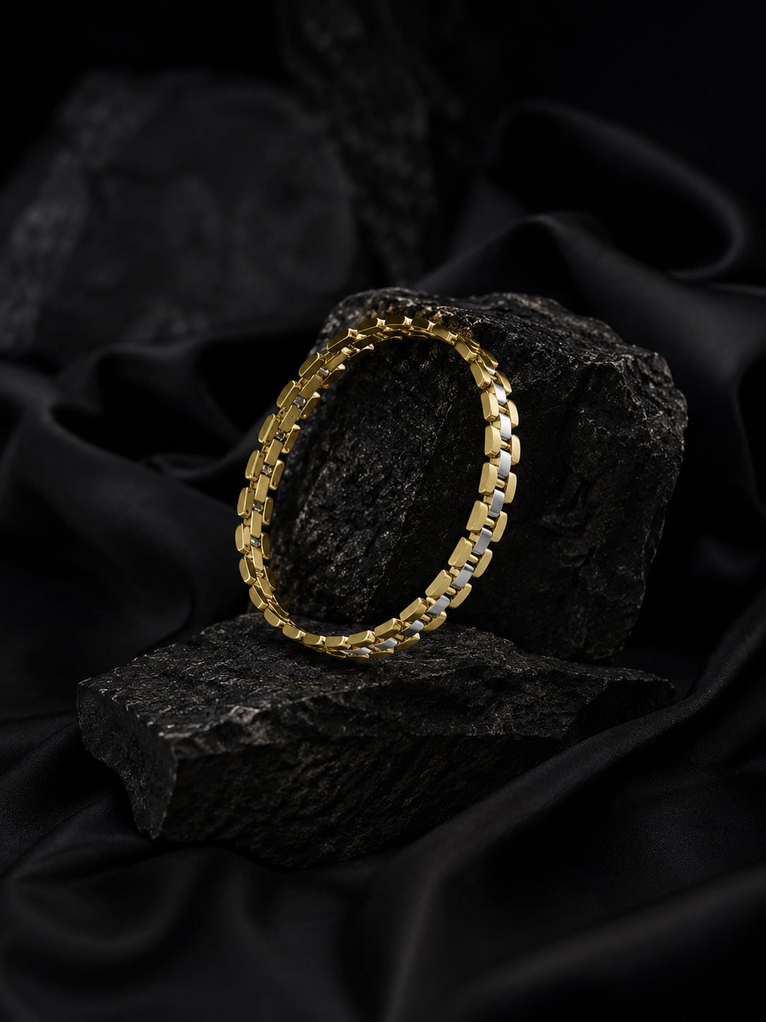 18K Gold Plated Anti Tarnish Waterproof Tile Bracelet