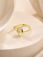 18K Gold Plated Minimal Anti-Tarnish Waterproof Ring