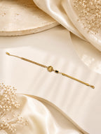 Aanura Half-Link Adjustable Gold Bracelet