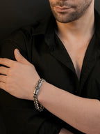 Rhodium Plating Anti Tarnish Waterproof Rose Bracelet