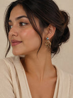 Aanura Gold Plated Elegant Drop Earrings