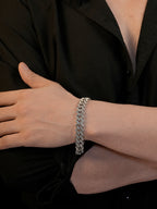 Rhodium Plating Anti Tarnish Waterproof Wing Bracelet