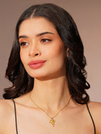 Aanura Angel Charm Minimal Pendant Necklace