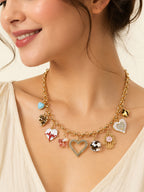 Aanura Gold Charm Necklace