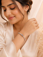 Aanura Diamond Elegance Silver Bracelet