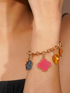Aanura Multicolor Charm Butterfly Bracelet