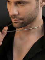 Rhodium Plating Anti Tarnish Waterproof Rope Chain
