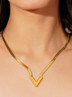 Aanura V-Bar Statement Necklace