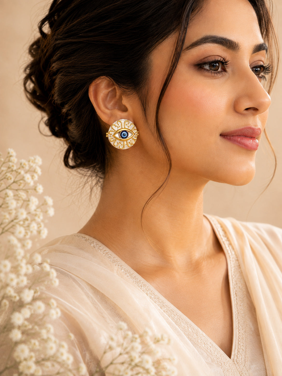 Aanura Evil Eye Protection Earrings