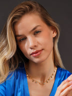 Aanura Delicate Charm Drop Adjustable Necklace