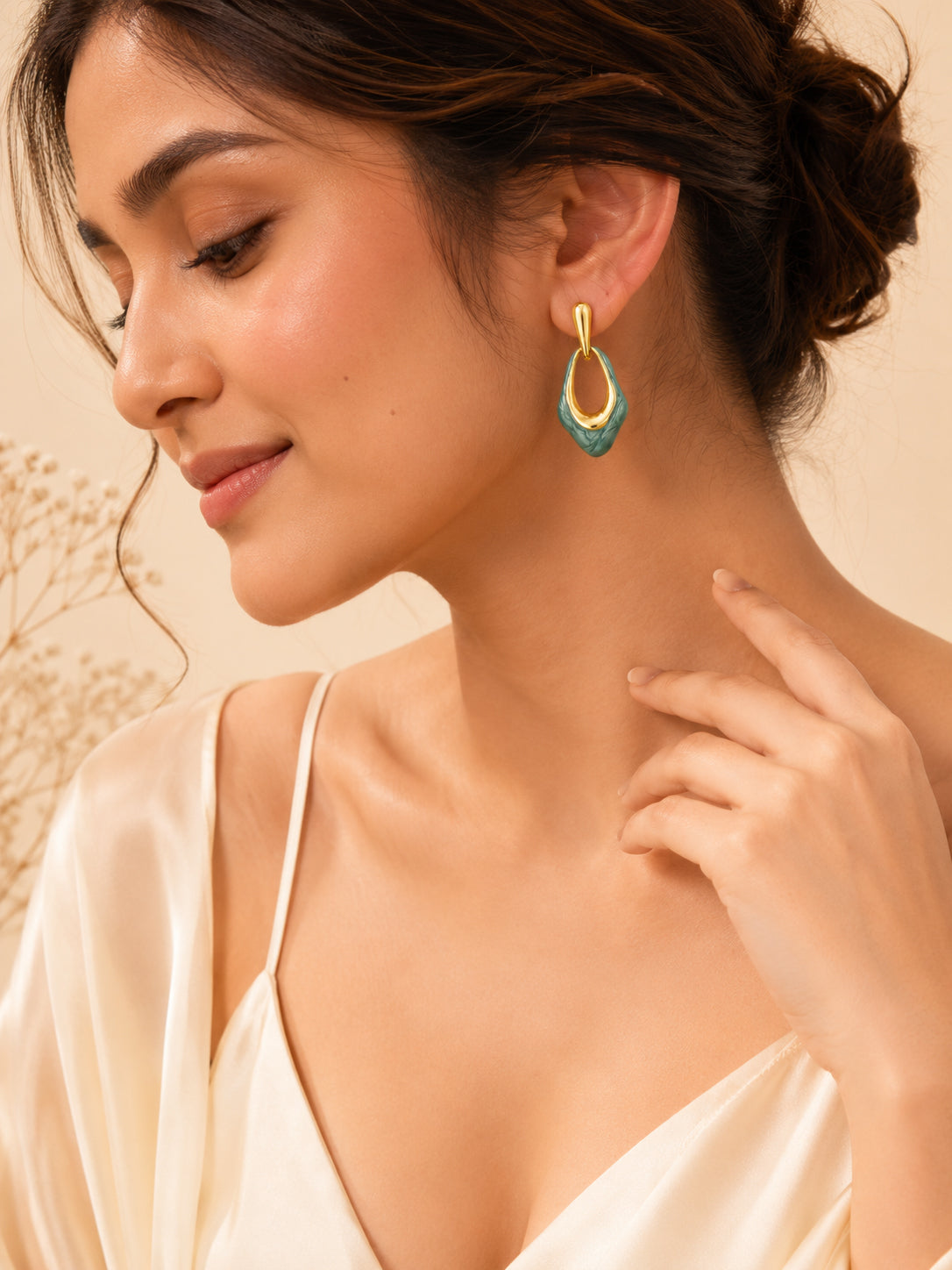 Aanura Ocean Wave Drop Earrings