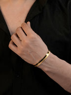 18K Gold Minimal Anti-Tarnish Waterproof Kada Bracelet