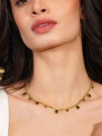 Aanura Drop Accent Minimal Necklace