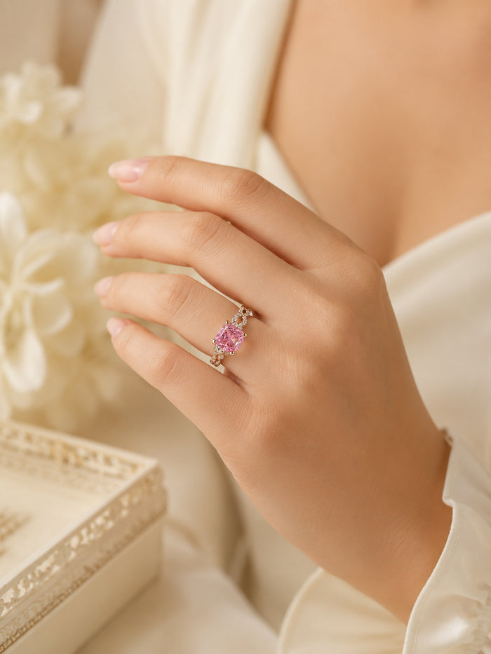 18K Gold Plated Infinity Cushion Anti-Tarnish Waterproof Ring