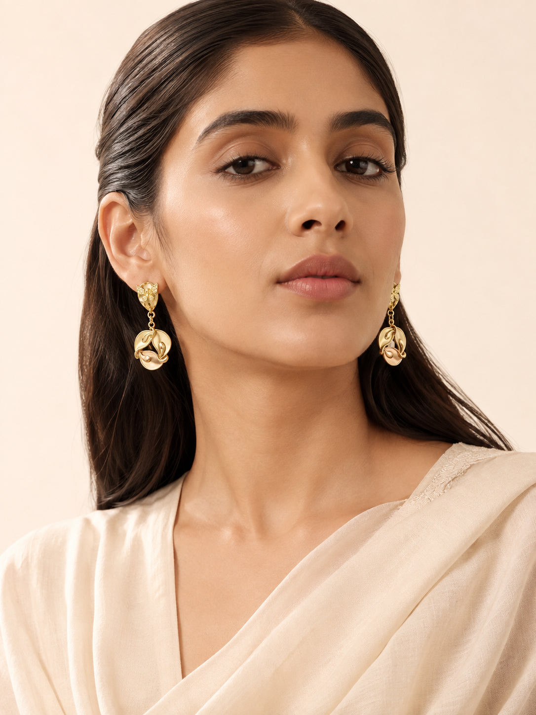Aanura Blossom Pearl Drop Earrings