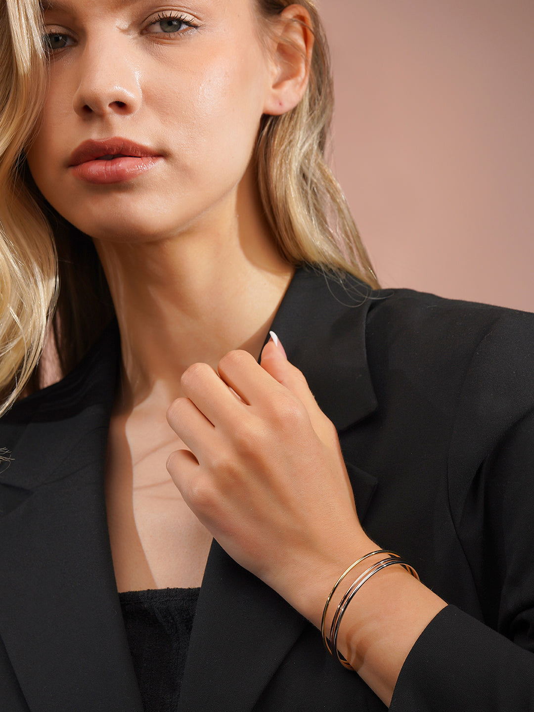 Aanura Classic Slim Line Slip-On Bracelet Set