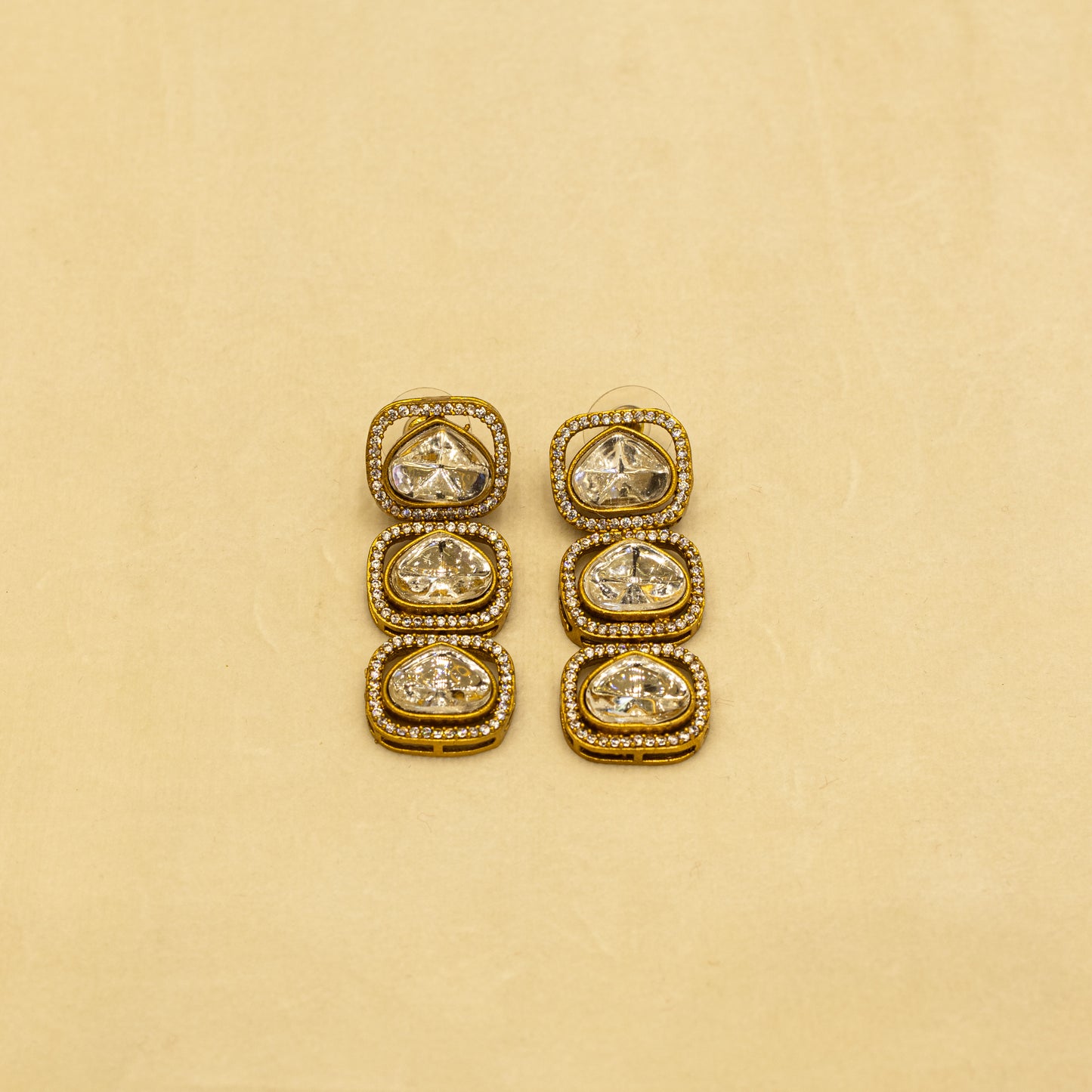 Aanura Kundan Necklace with Pink Stone Heritage Pendant