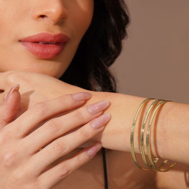 Aanura Classic Slim Line Slip-On Bracelet Set