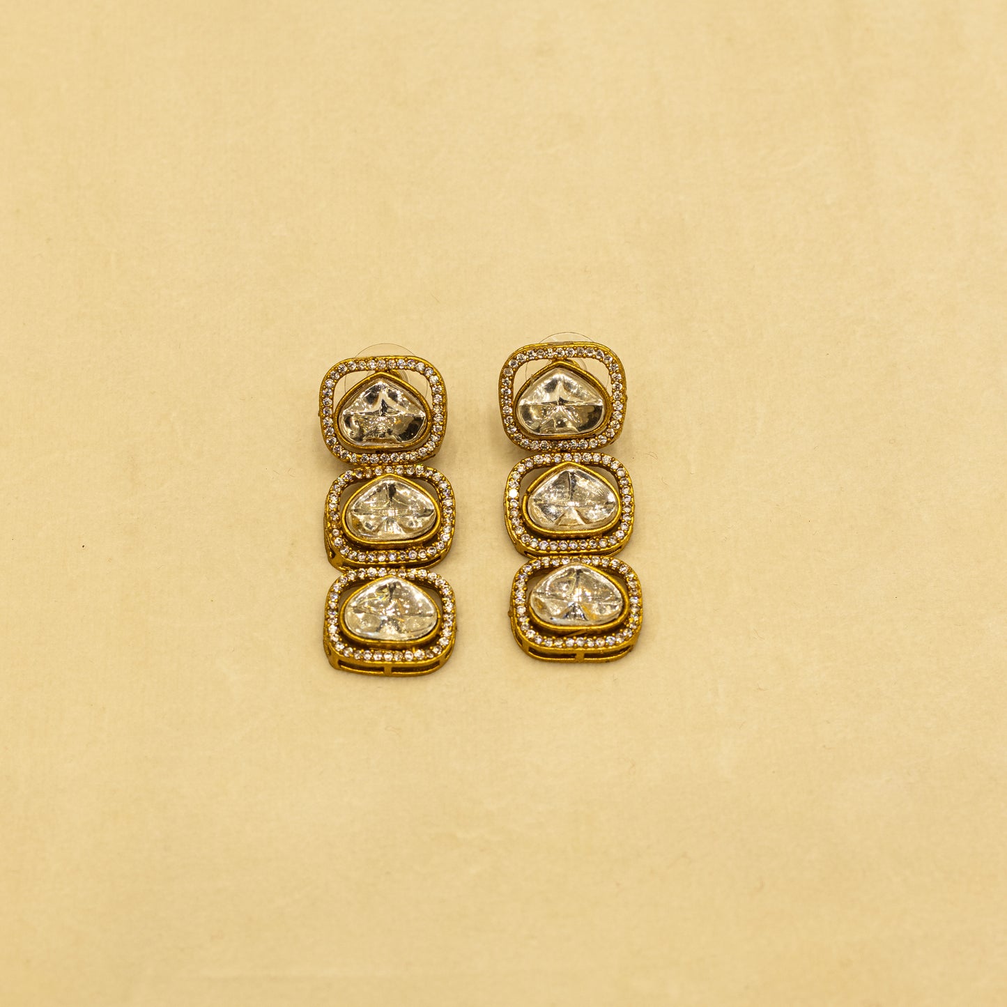 Aanura Kundan Necklace with Pink Stone Heritage Pendant