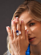 18K Gold Plated Pearl Petal Anti-Tarnish Waterproof Ring