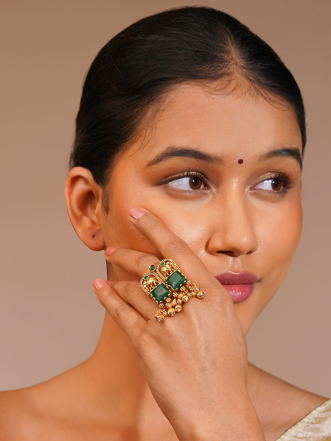 Aanura Heritage Adjustable Statement Ring