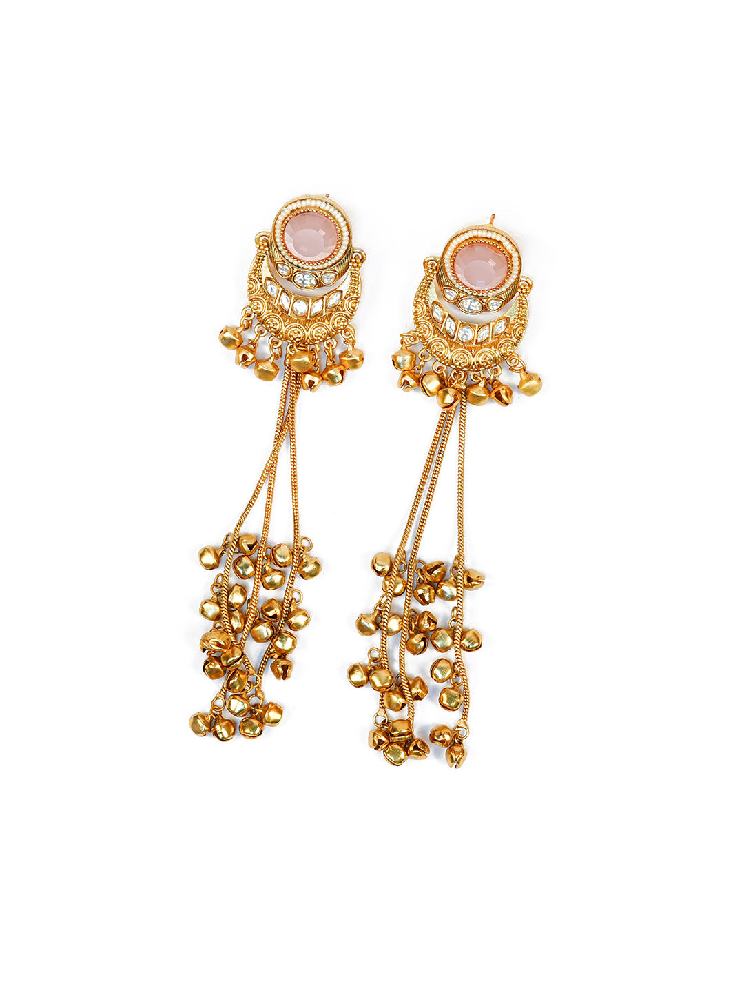 Aanura Gold Plated Chandrika Drop Earrings