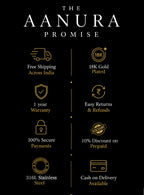 18K Gold Plated Rope Chain & Dual-Tone Bracelet Combo for Men