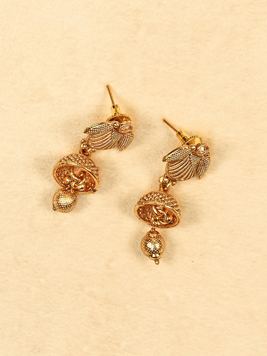 Aanura Gold Plated Scallop Necklace Set