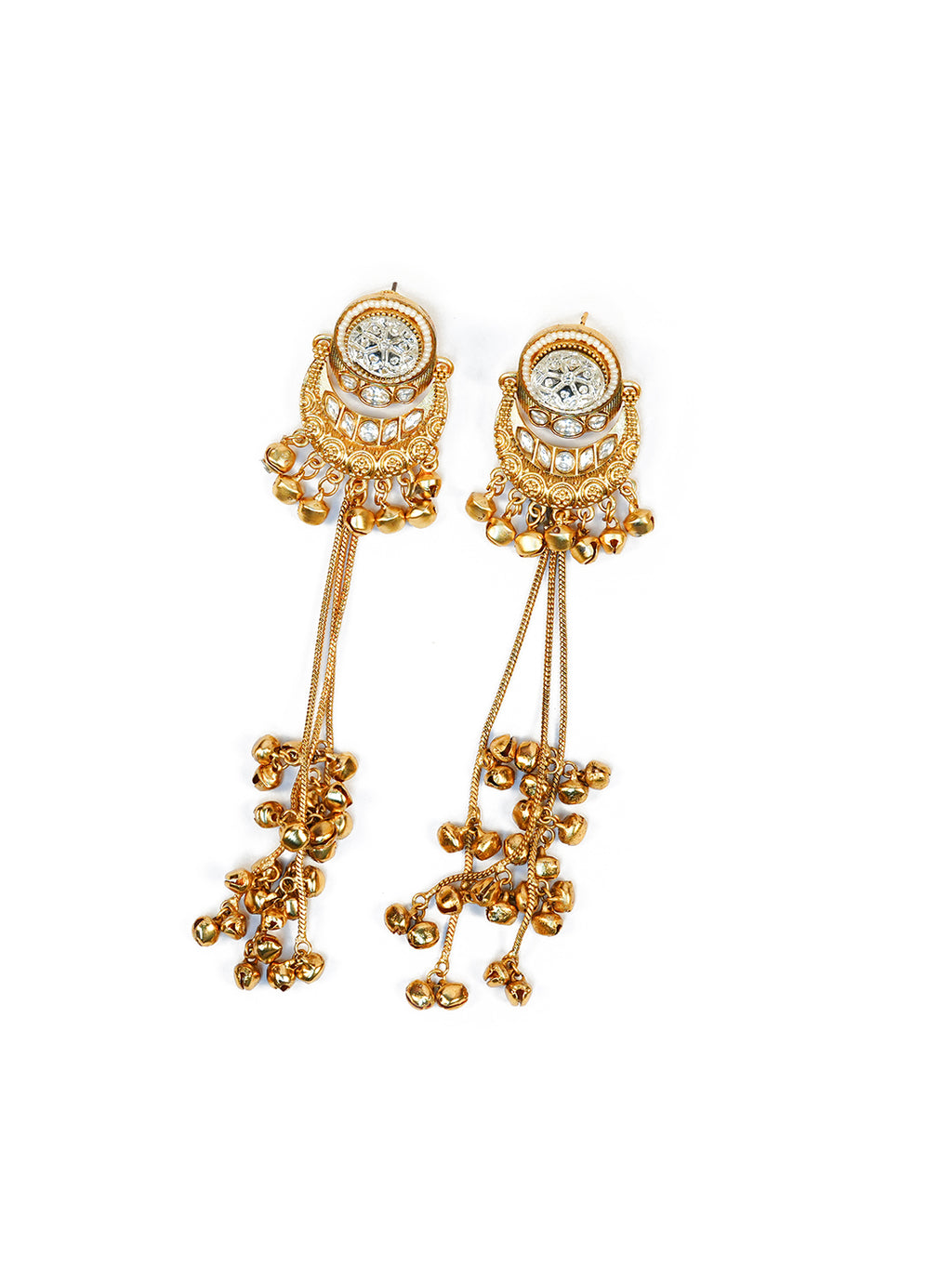 Aanura Gold Plated Chandrika Drop Earrings