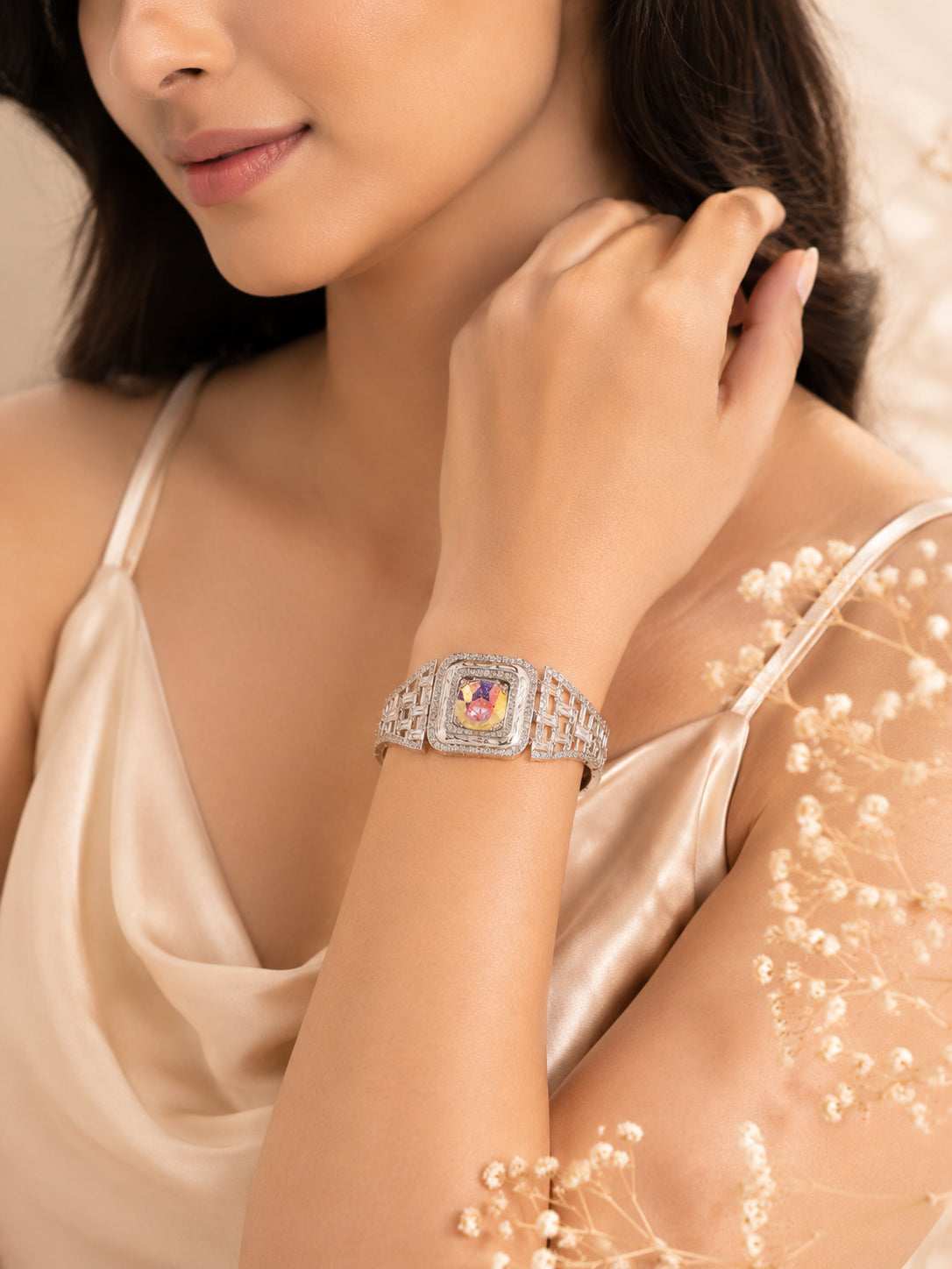 Aanura Prism Aura Silver Bracelet