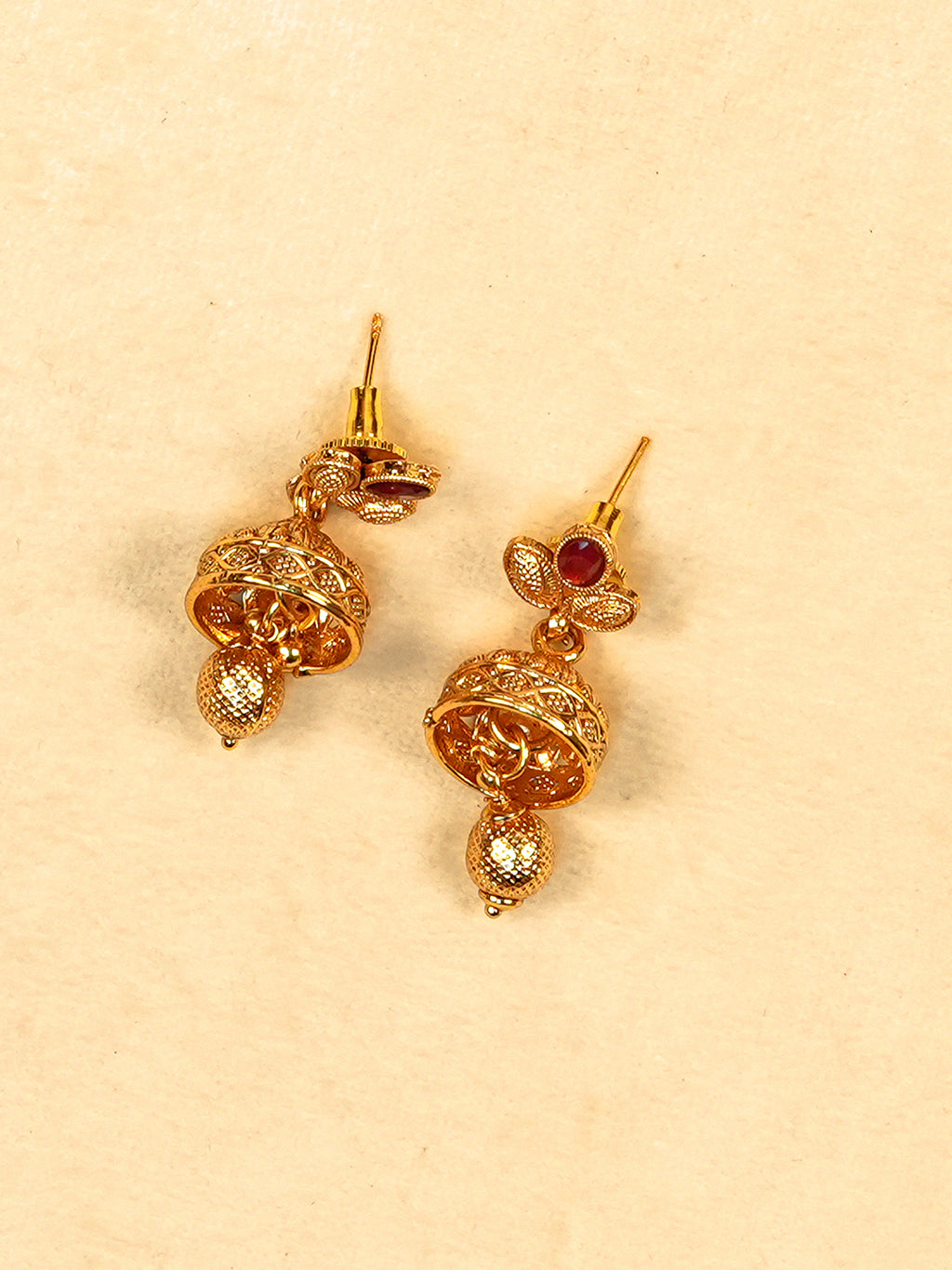 Aanura Gold Plated Dual-Layer Necklace Set