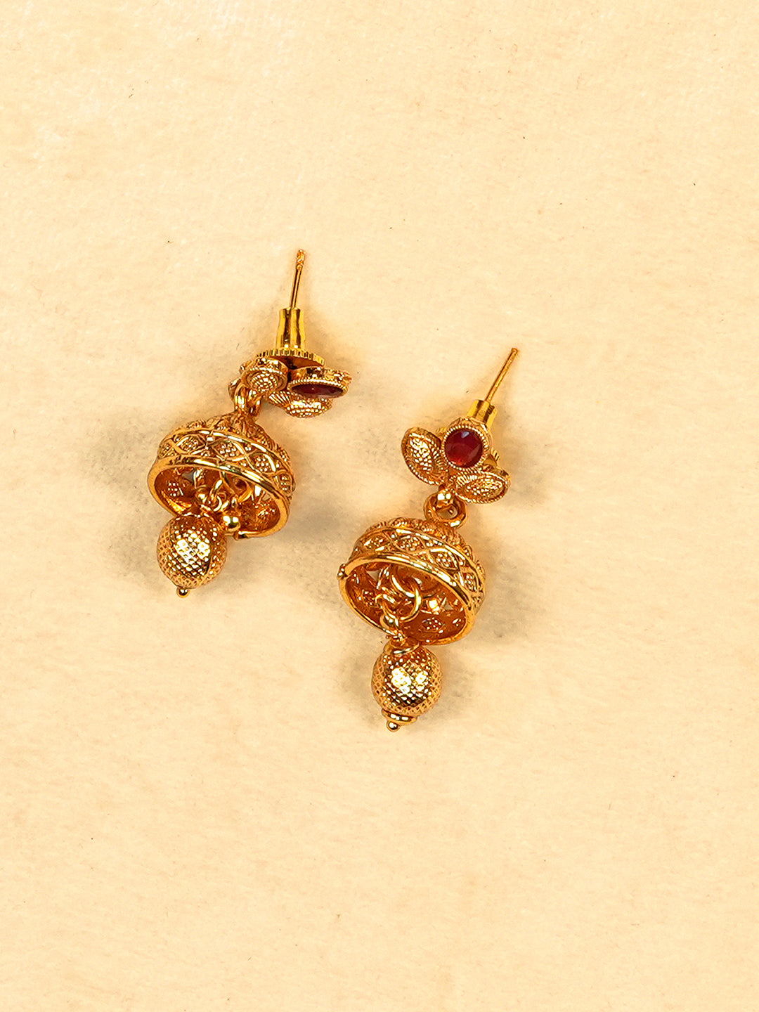 Aanura Gold Plated Dual-Layer Necklace Set