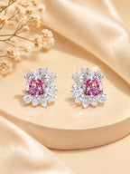 Aanura Ombre Blue and White Drop Earrings