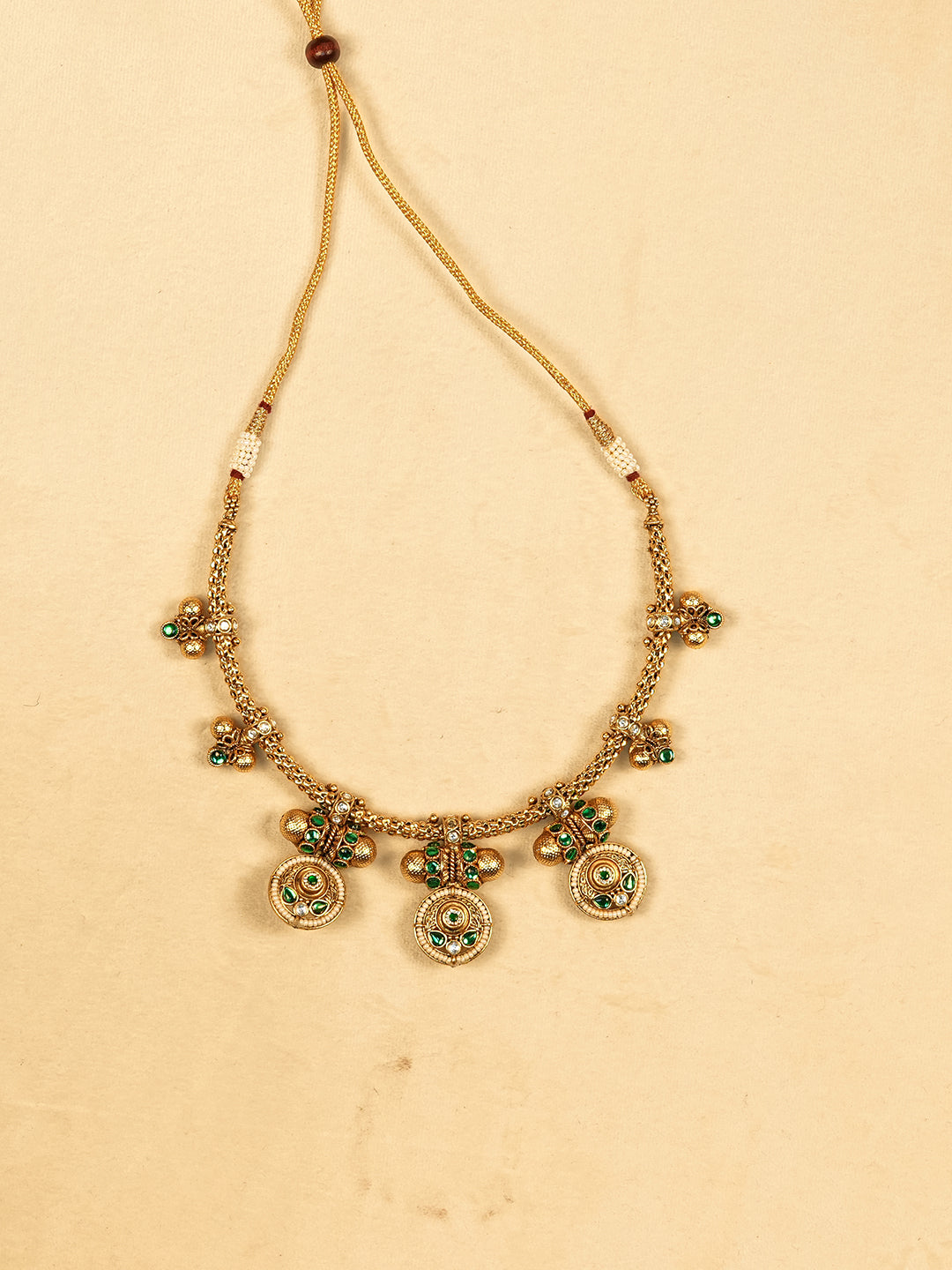 Aanura Traditional Necklace & Earring Set