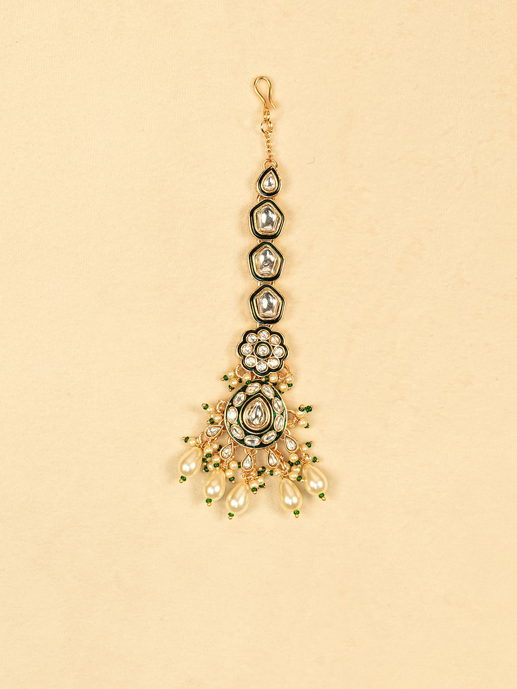 Aanura Gold Plated Traditional Necklace Set