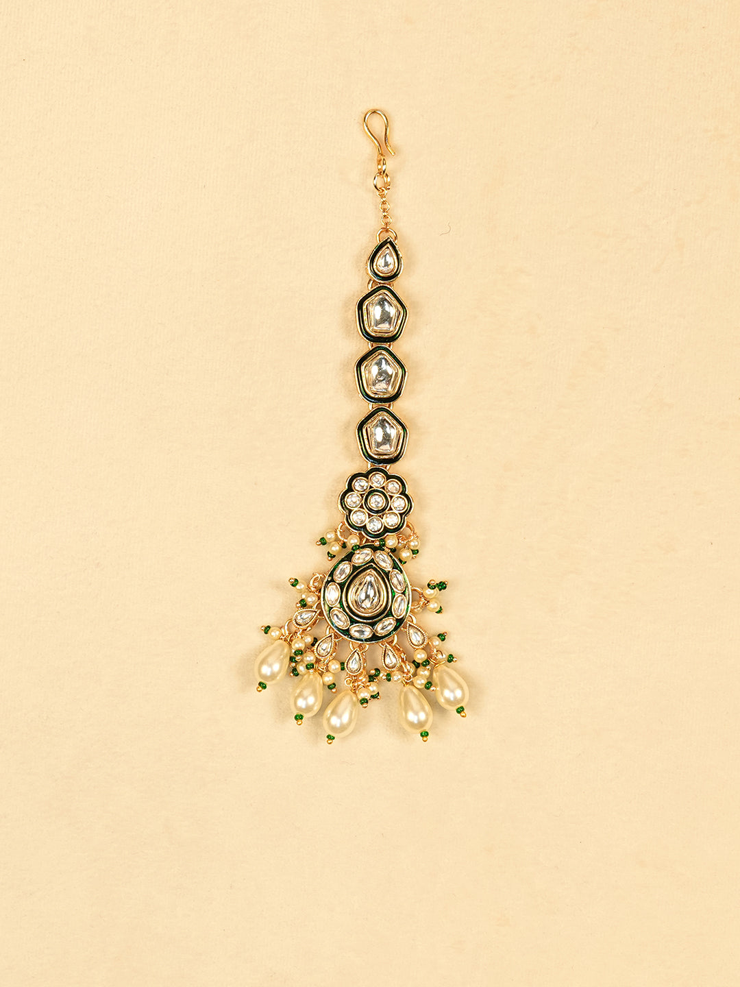 Aanura Gold Plated Traditional Necklace Set