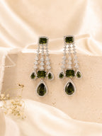Aanura Pink Sapphire Cascade Drop Earrings