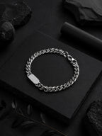 Rhodium Plating Anti Tarnish Waterproof Plate Bracelet